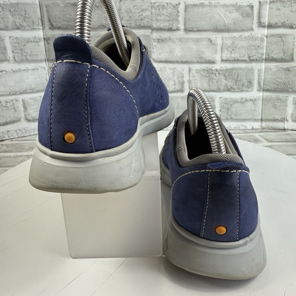 Samuel Hubbard Women's 7.5 Blue Leather Flight Sport Athletic Sneaker Shoes - Picture 7 of 14